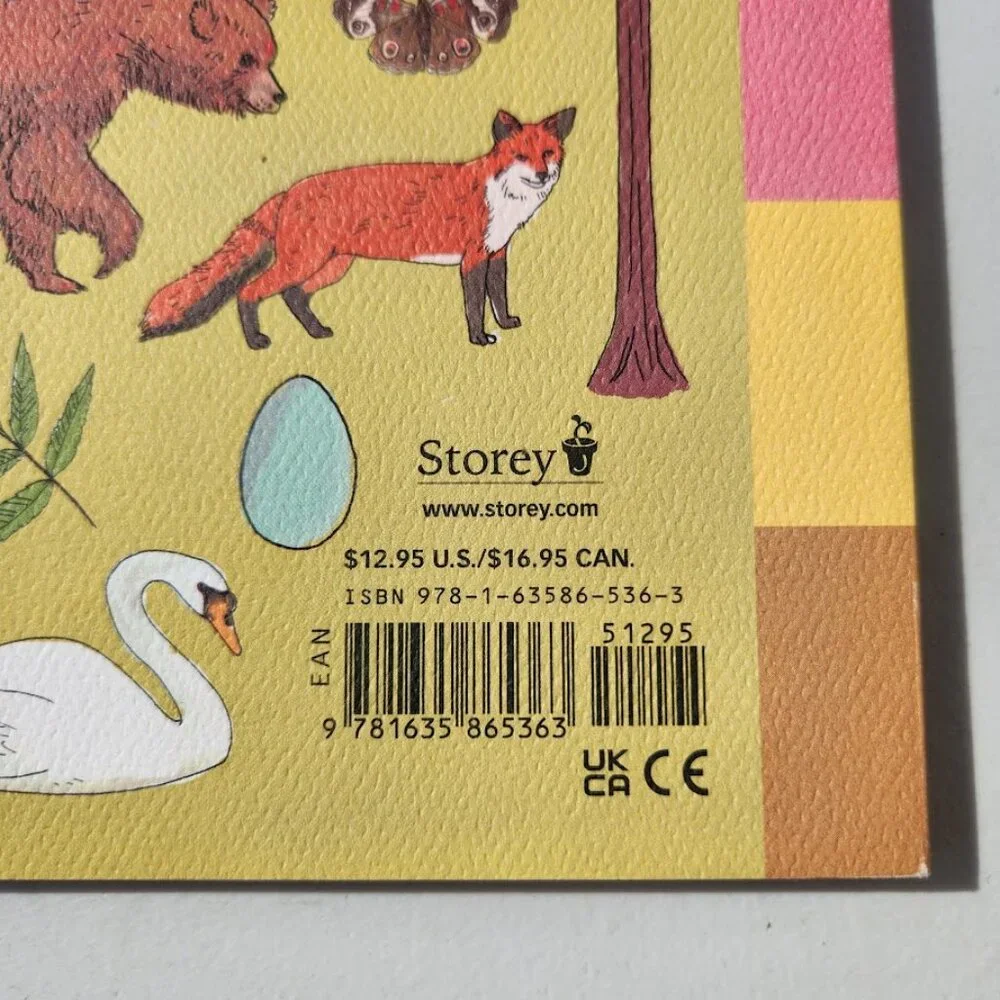 Nature Anatomy Sticker Book Julia Rothman 750 Stickers birds, feathers, wildflow